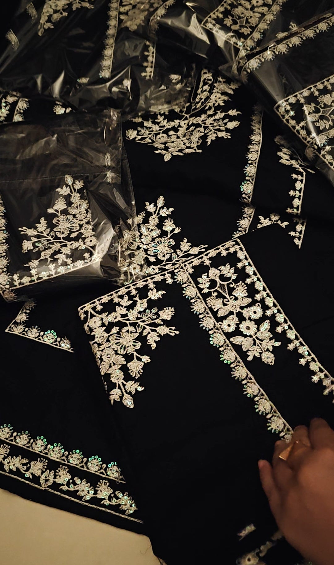Social media viral dress black DHANAK 8666619soc – Duaa Collection