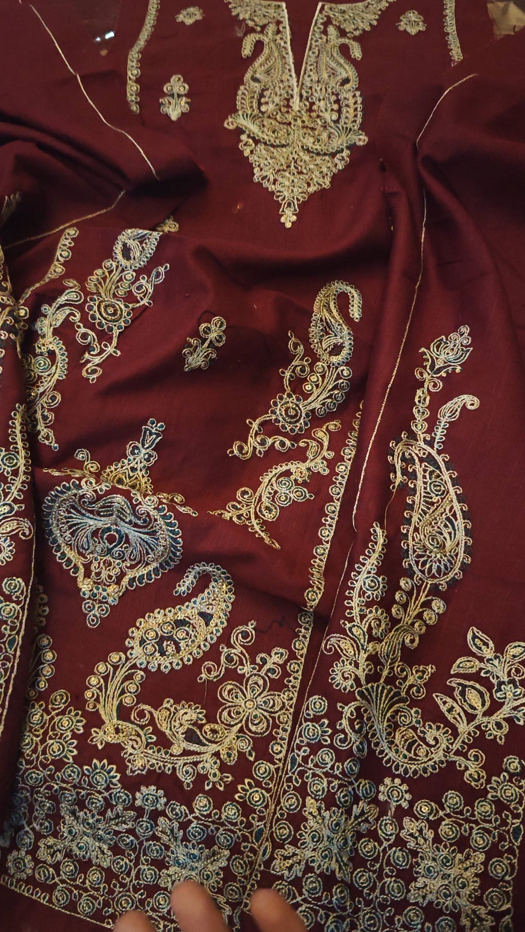 QALAMKAR KHADDAR EMBROIDERED 2 PIECE ARTICLE