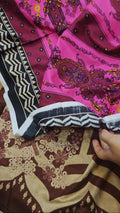 KHADDAR PRINTED 3 PIECE DRESS