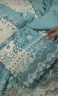 MUSHQ 2pc article heavy marina  DHANAK embroidered skymushqytig