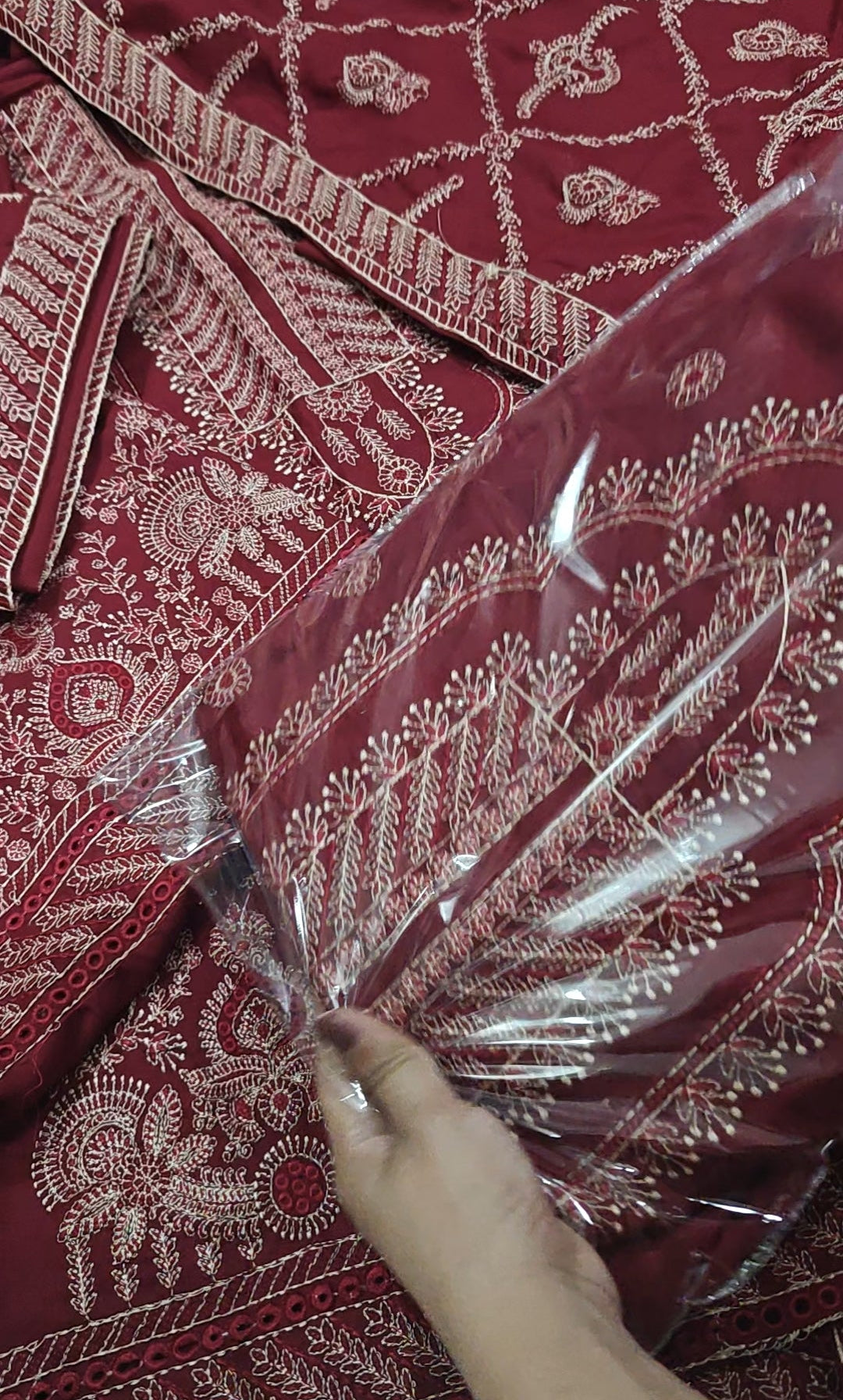 BAREEZE EMBERODRY 3PC MEHROON MARINA DHANK9192688