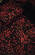 BLACK EMBROIDERY PLACHI MEHROON B&RGHAK92066