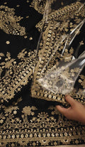 EMBROIDERED ARTICLE BLACK DECENT ARTICLE BLACK819100