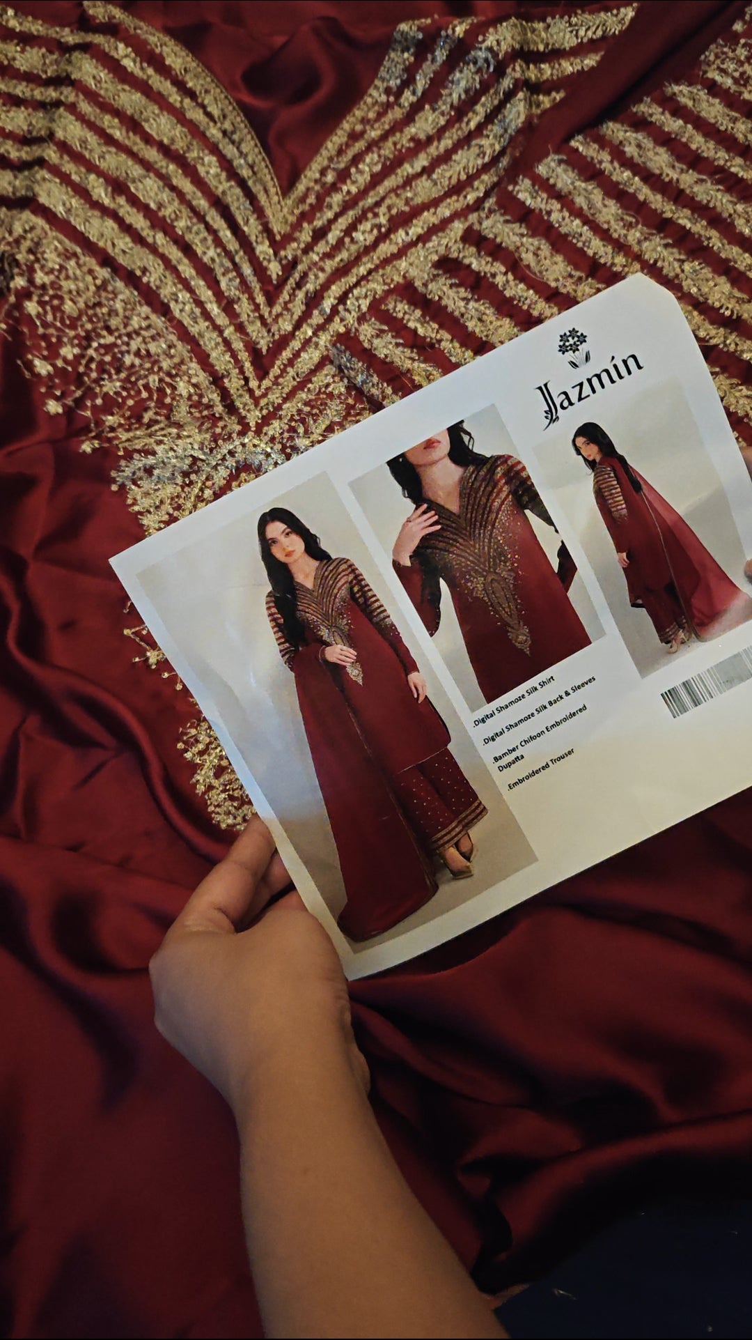 JAZMEEN SILK MOST TRENDING ARTICLE 3 PIECE