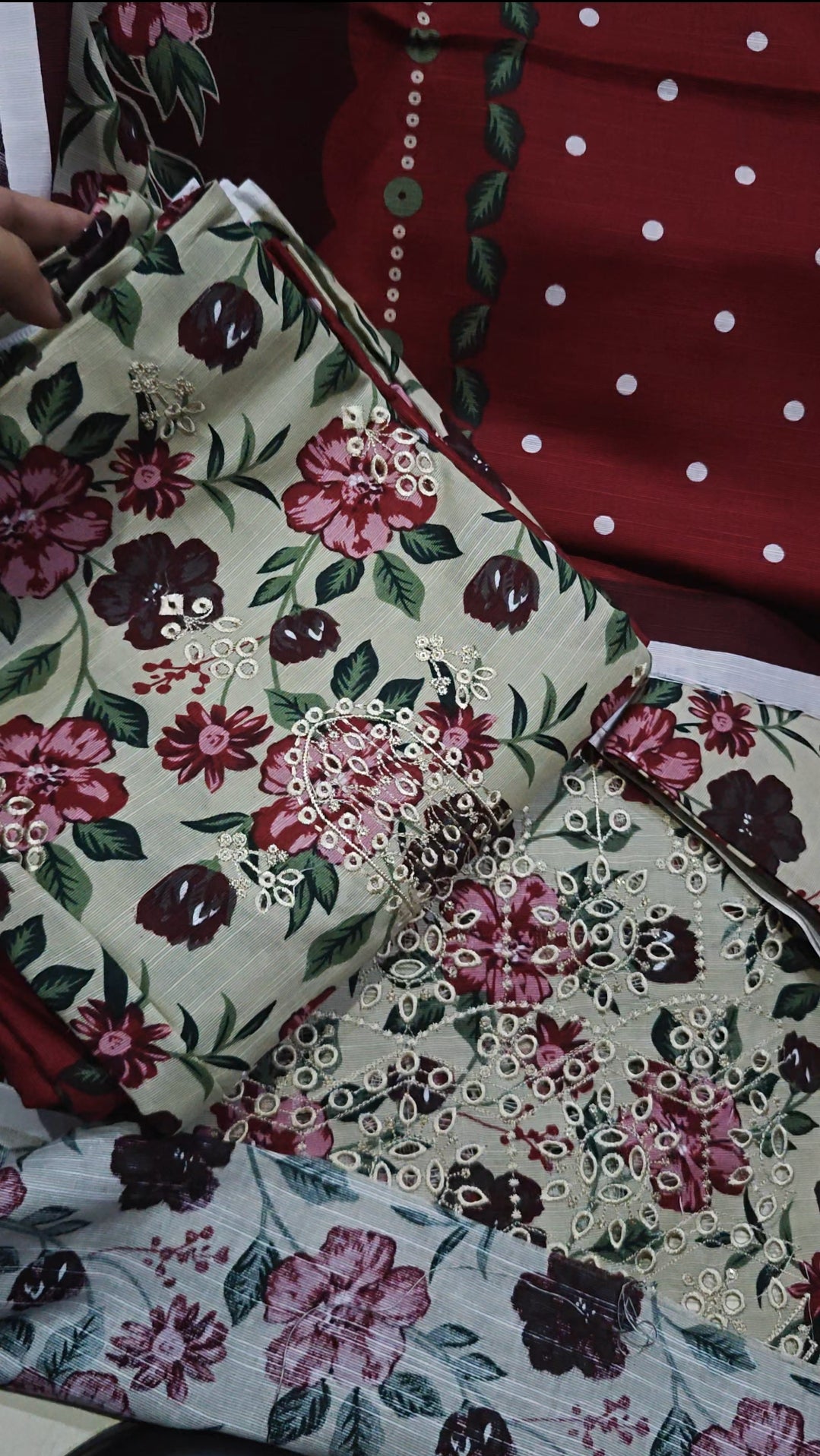 BAROQUE KHADAR CASUAL WEAR 3 PIECE ARTICLE