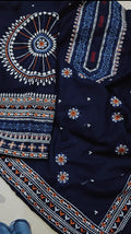EMBROIDERED DHANAK 2 PIECE DRESS