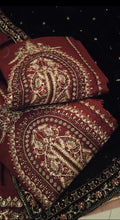 DHANAK MARINA VELVET SHAWL 3 PIECE DRESS