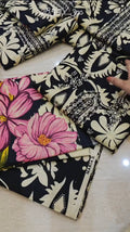 MARIA.B KHADAR 3 PIECE DRESS