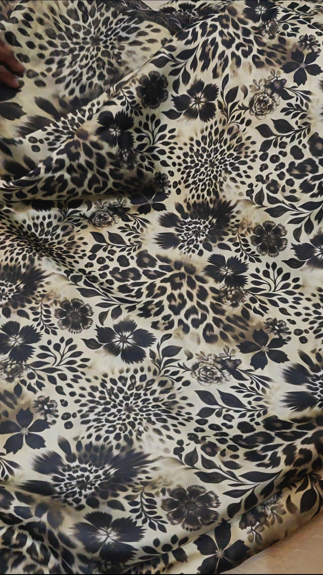 MARIA.B SILK PRINTED DRESS