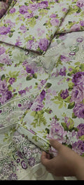 3PC BINSAED LAWN FLORAL PRINTED LALI60945120C