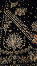 ANEELA'S EMBROIDERED VELVET 3 PIECE ARTICLE ODHEB514