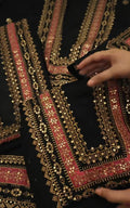 MRINA DHANAK 3PC ARTICLE EMBROIDERED DEEVIYHTIH