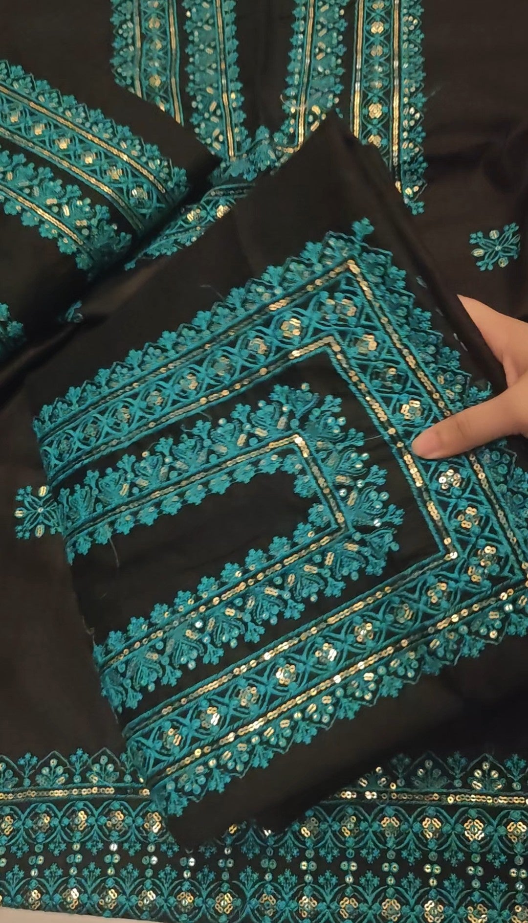 LAWN 3 PIECE UNIQUE ARTICLE FOR RAMZAN WEAR 987GHAKEOKF