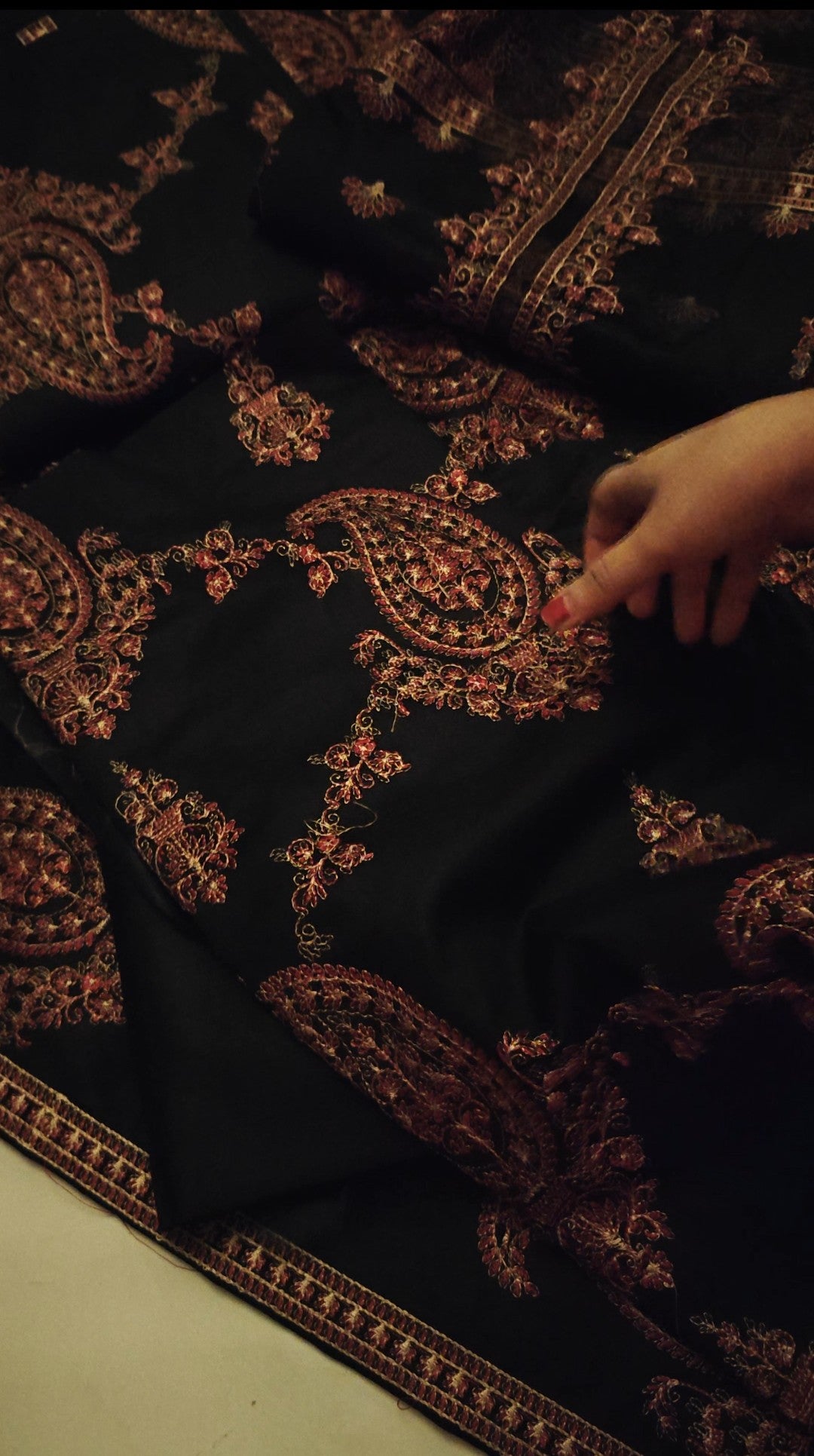 LAWN BREEZE EMBROIDERED 3 PIECE DRESS WITH LAWM DRESS NURRSMU1