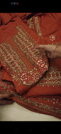 Social media viral trending embroidery rusty sapphire ru9102000st