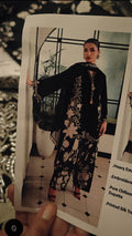 MARIA B 3 PIECE ARTICLE LUXURY DRESS BLAC775