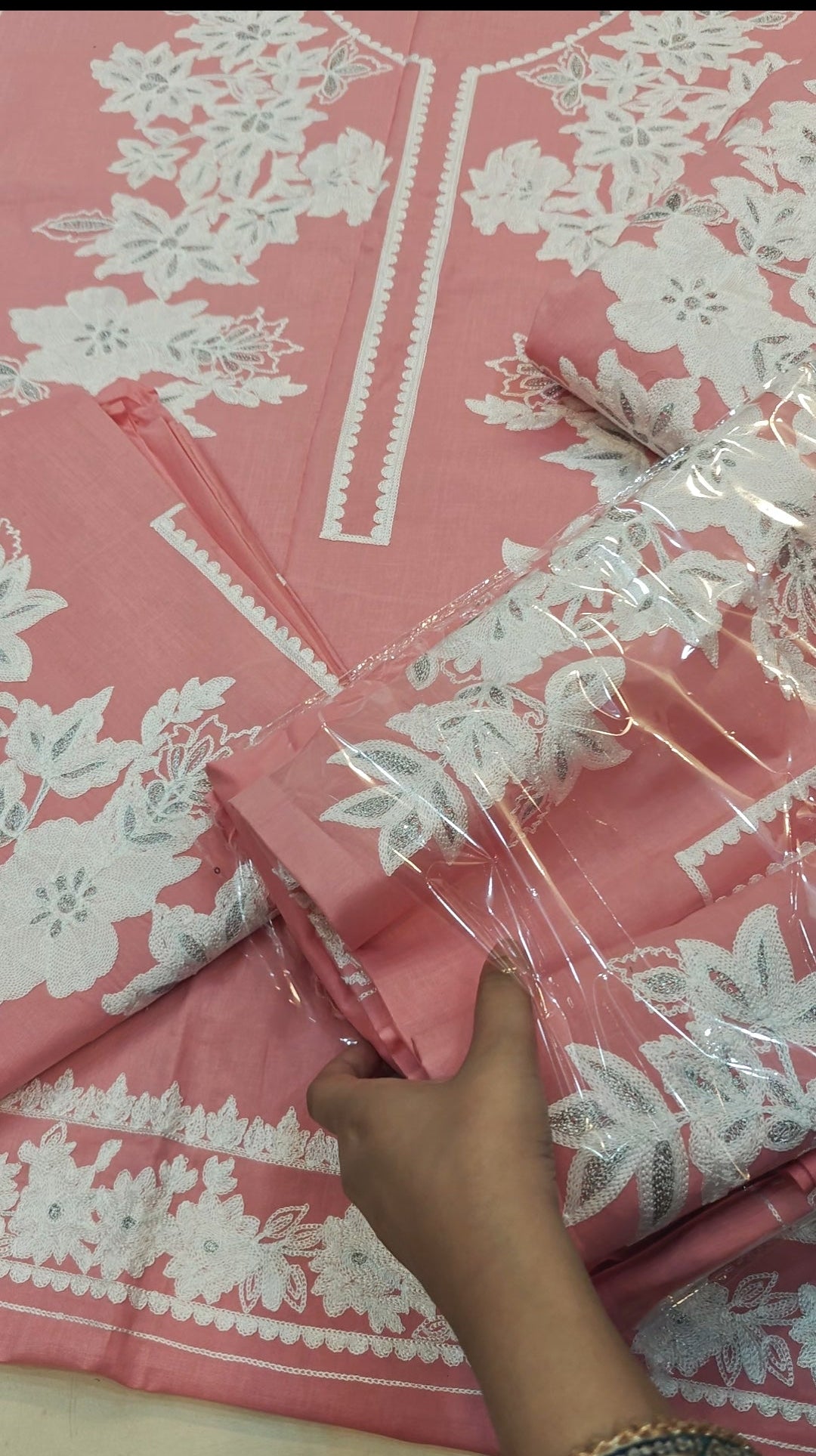 2pc lawn TAWAKAL PINK DFG23901