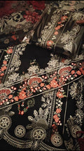 CRIMSON LAWM 3PC EMBROIDERY HEAVY BLACK 822019986BLAK