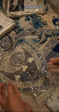 EMBROIDED 3 PIECE  LAWN LUXURY ARTICLE SW86GF8