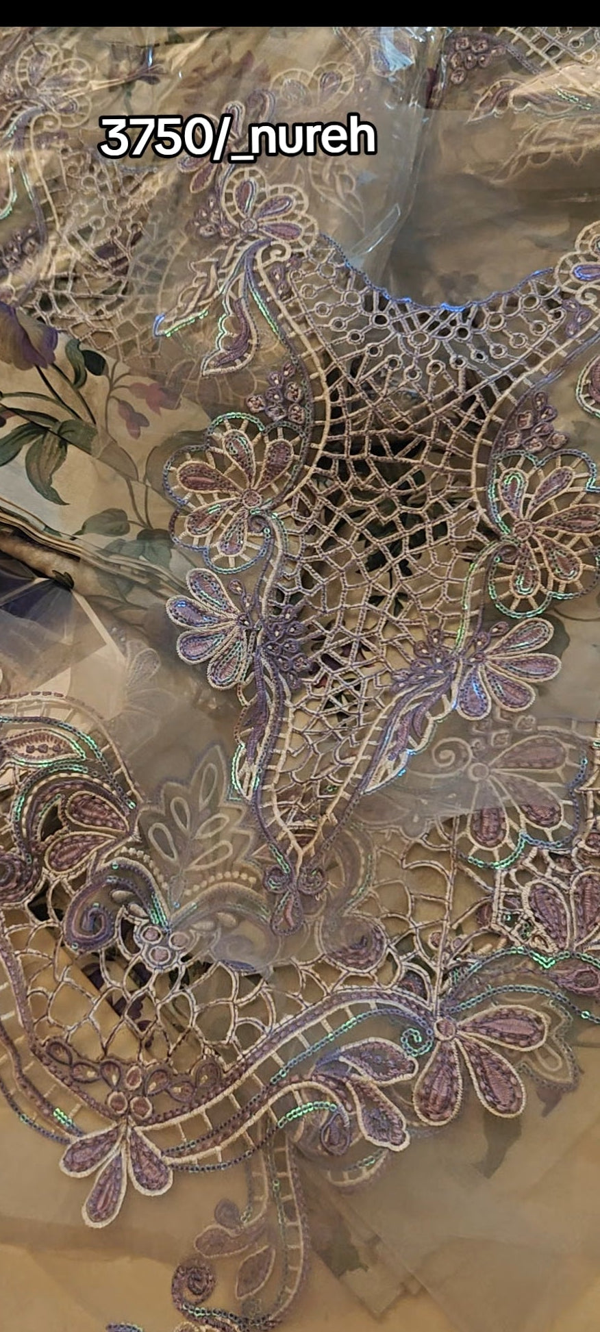 NUREH AYZA KHAN LUXURY DRESS LALIC03839