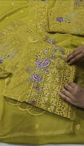 2PC DHANI LAWN SEQUENCE WITH HEAVY PATCHES 920661