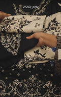 Instagram 2pc ARTICLE marina DHANAK embroidered blackhitorjrw
