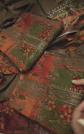 DHANAK MARINA FABRIC CHARIZMA 3PC ARTICLE WINTER PRINTED OR EMBROIDERED MEHNDITUHI