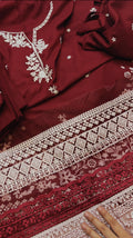 AZURE DHANAK EMBROIDERED 2 PIECE ARTICLE D9ZT