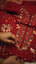 HUSSAIN REHAR 3 PCS LUXURY DRESS DWGW55