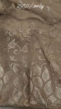 KHADI NET LUXURY EMBROIDERED 2 PIECE ARTICLE ODJS821
