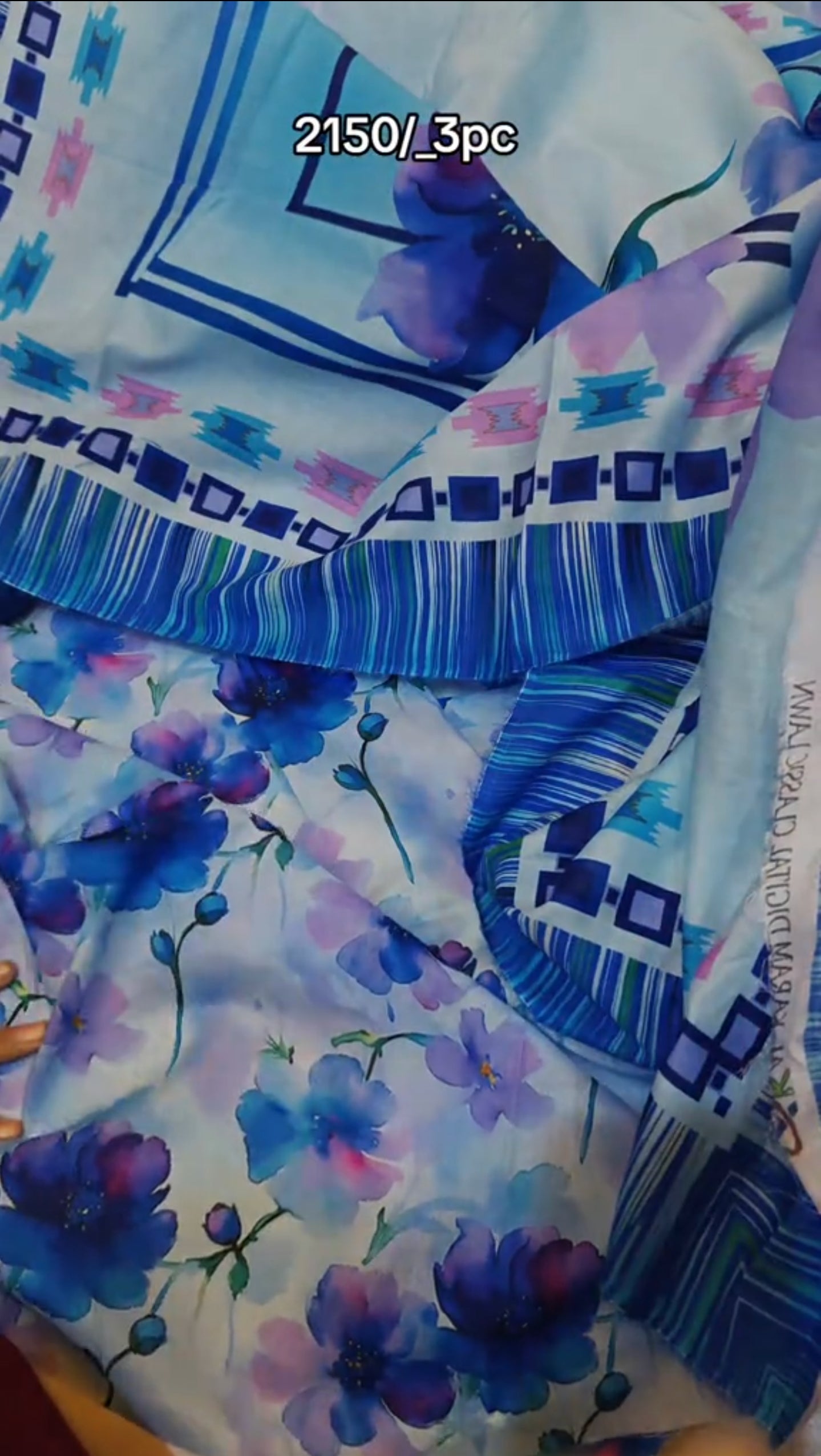 DIGITAL PRINTED LAWN 3 PIECE ARTICLE VJIFI928