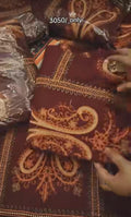 MARINA DHANAK 3PC ARTICLE WINTER SEQUENCE EMBROIDERED  HEAVYMEHROUUGK