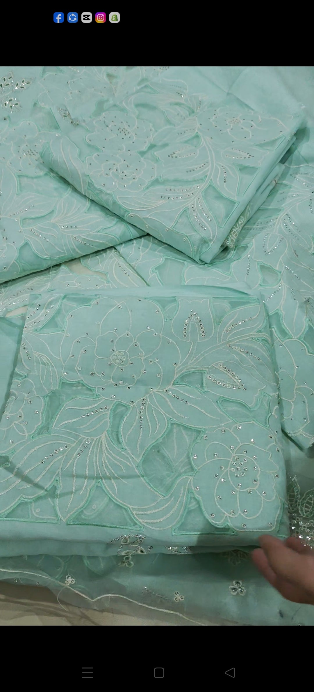MARIA B LAZER lawn SKY DECENT 9033333LAZER