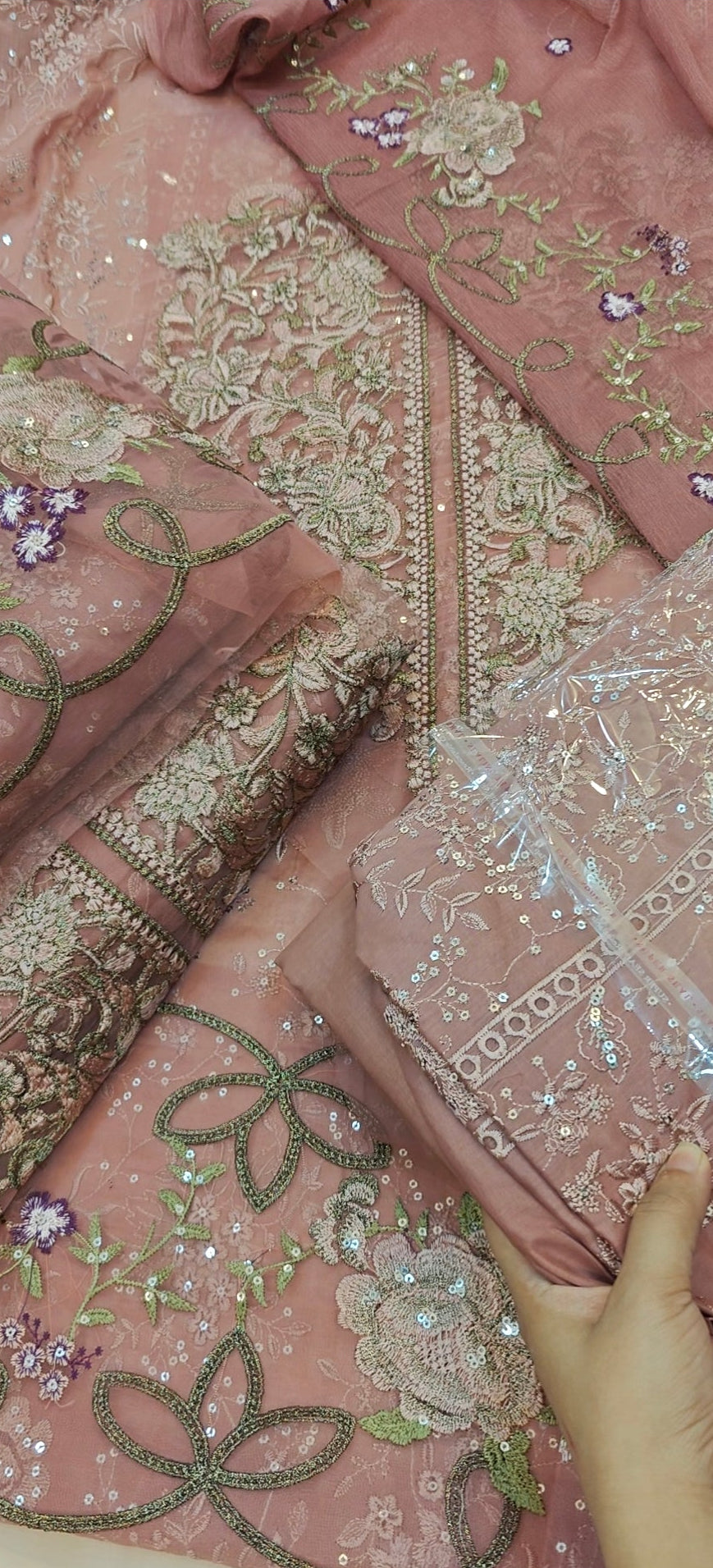 MARIA B LUXURY PINK 3PC GORGEOUS8905431