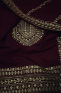DHANAK MARINA EMBROIDERED 3 PIECE ARTICLE