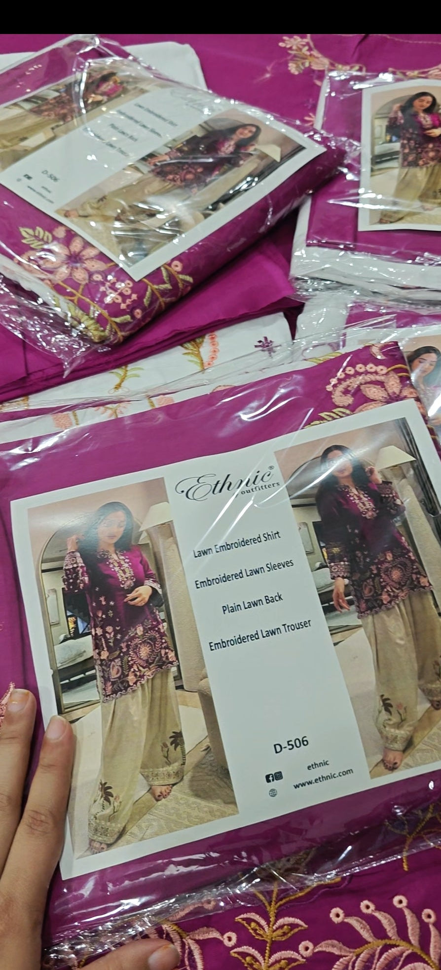 ETHNIC LAWN MARJINDA LUXURY VIRAL DRESS066