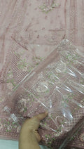 KHADI NET EMBROIDERED 2 PIECE ARTICLE OXJ825K