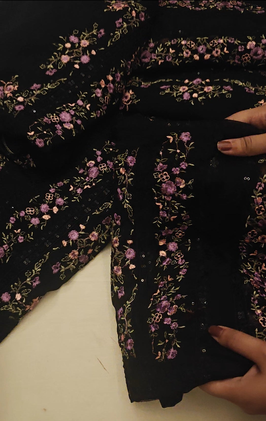 pure maria b embroidery article multi black 91739999bkm