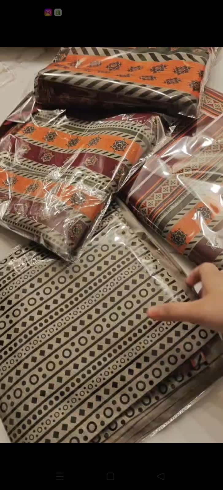 LAWN PRINTED 3 PIECE ARTICLE 7EVDJ