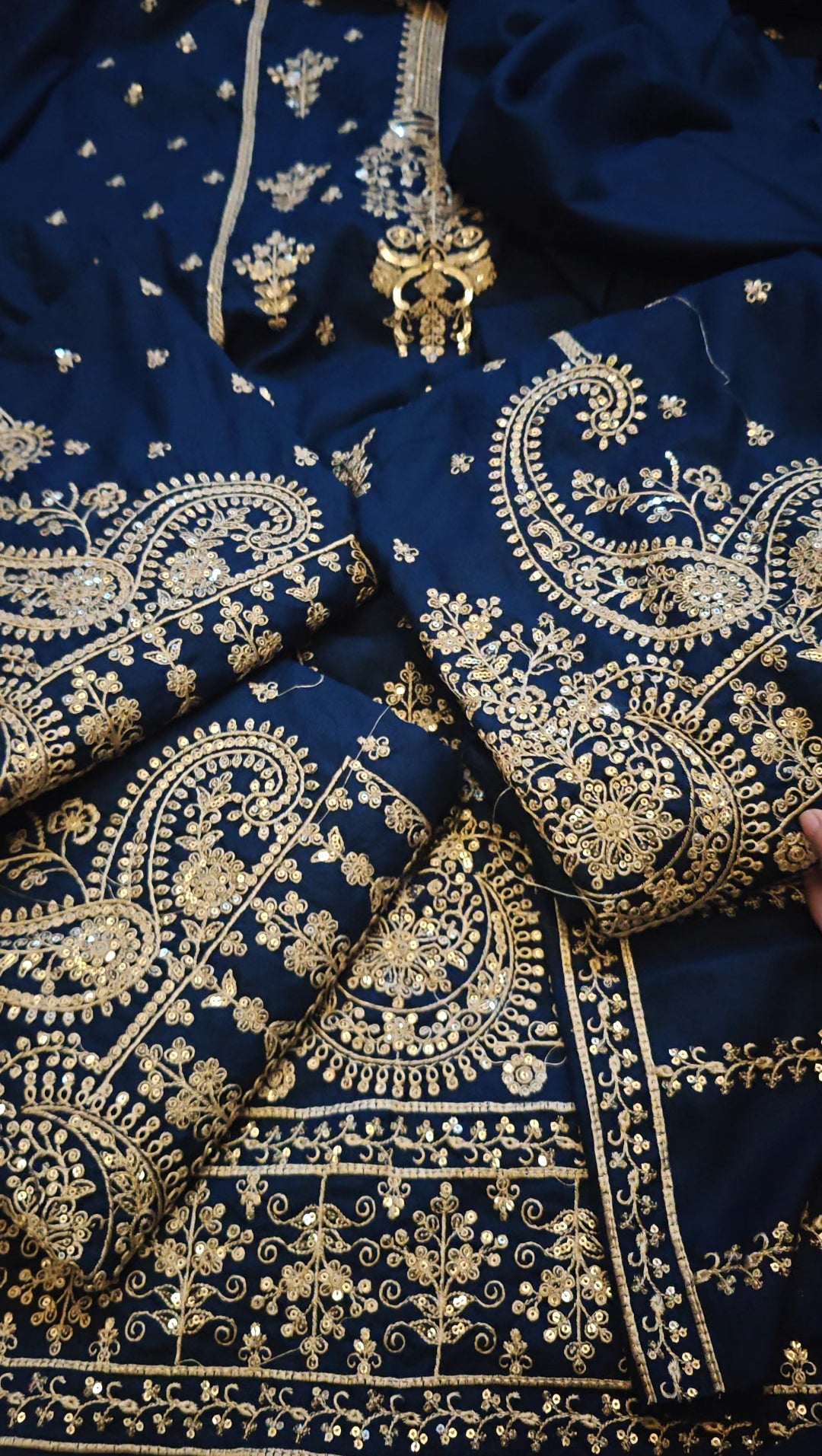 DHANAK MARINA EMBROIDERED 2 PIECE DRESS P9YT