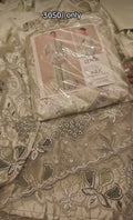 IZNIK  2pc ARTLICE EMBROIDERED silk pistaoiug