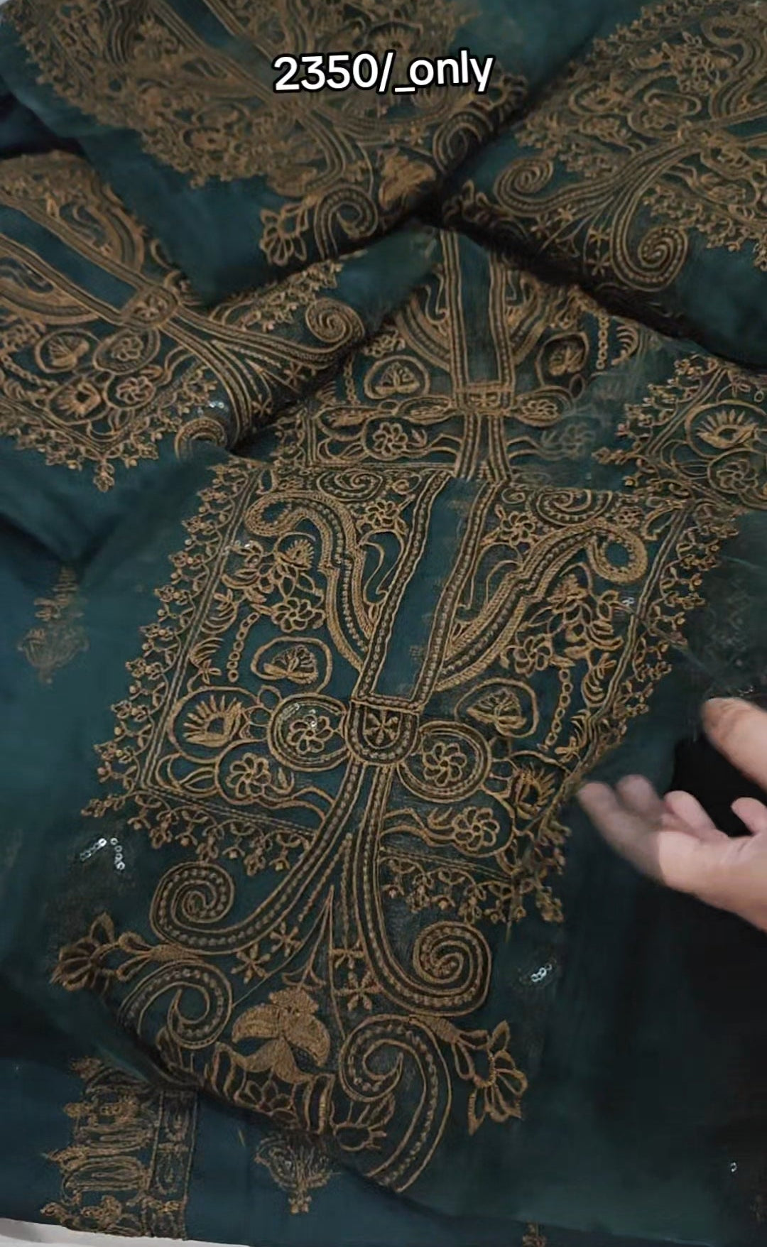 ASIM JOFA GREEN EMBROIDERY ARTICLE ASM915544888