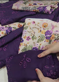 INSTAGRAM 2PC ARTLICE EMBROIDERED DEEPPLUMPRIMTEDJTOG