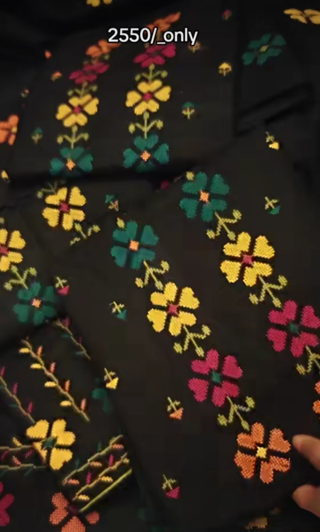 DHANAK MARINA 3PC ARTICLE EMBROIDERED MHLTTICOFUTI