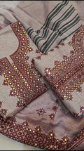 SHAMRAY EMBROIDERED 3 PIECE DRESS