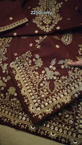 LAWN EMBROIDERED 2 PIECE ARTICLE ODK50I
