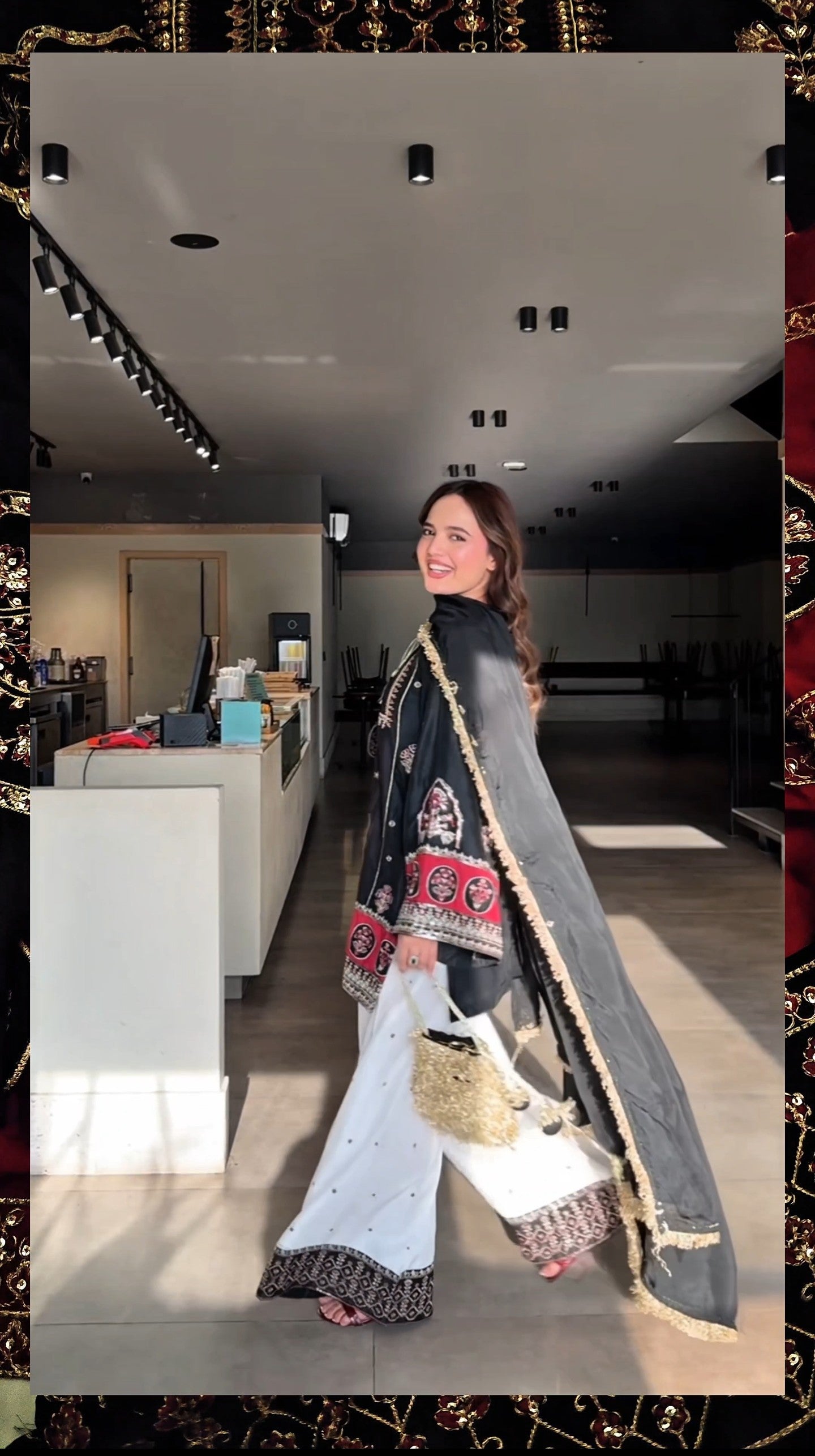 ETHNIC SILK 3 PIECE BEAUTIFUL ARTICLE FATIMA FAISAL5336