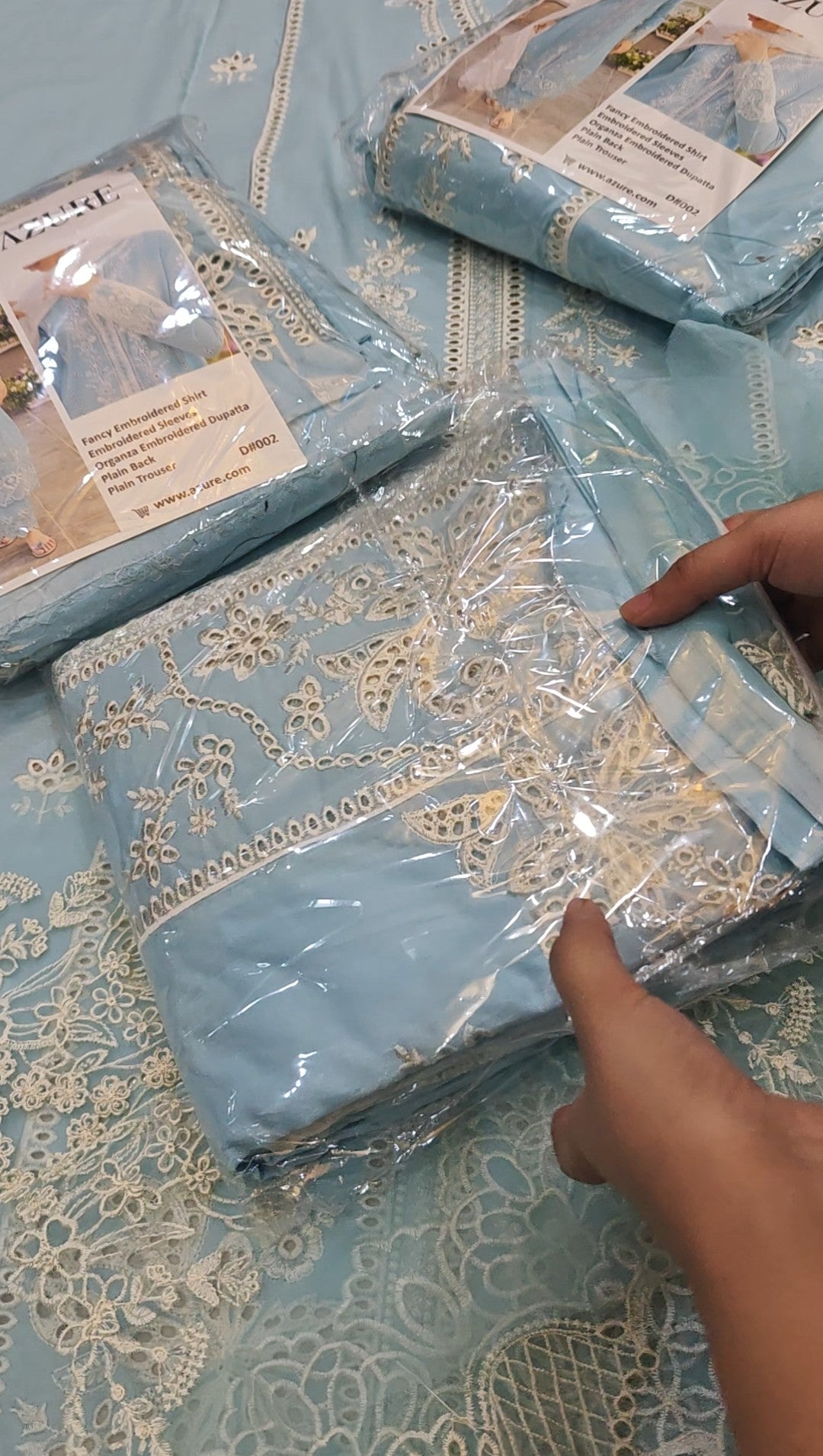 AZURE 3 PIECE LUXURY ARTICLE SPECIAL DRESS SKYAZRE56