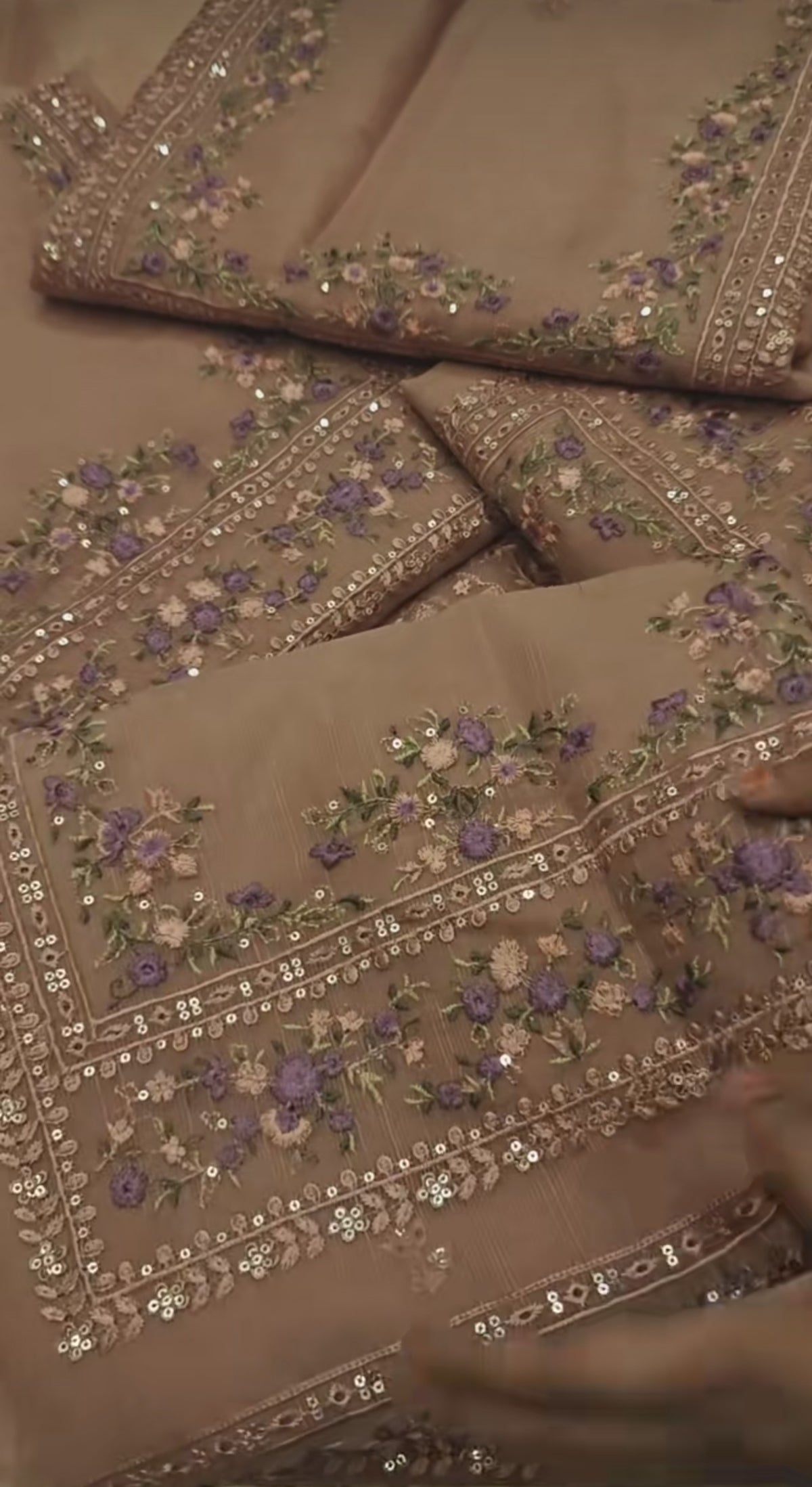 KHADI NET 2PC ARTICLE EMBROIDERED TOPEXLOY9J