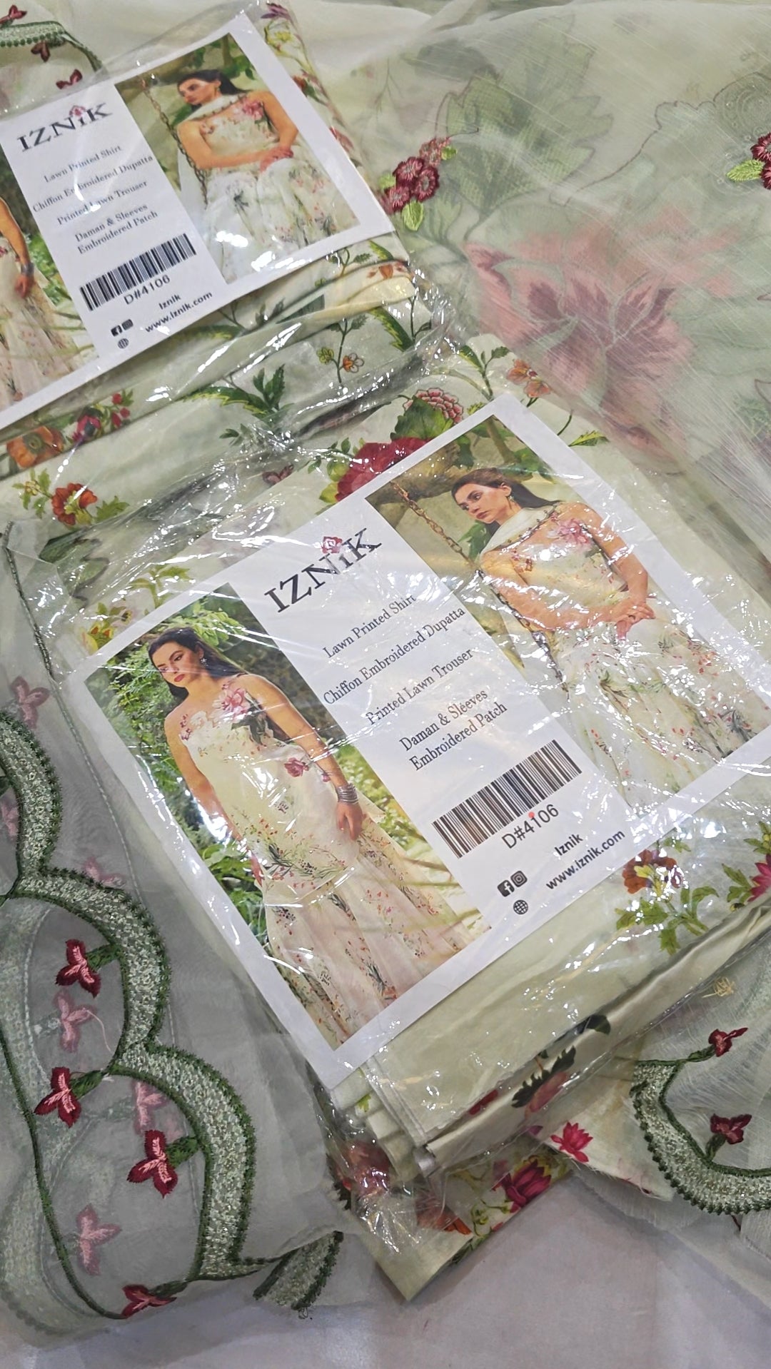 IZNIK PRINTED LAWN 3 PIECE ARTICLE LLAO528M